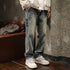 Oversize Denim Trousers Straight Casual P1013