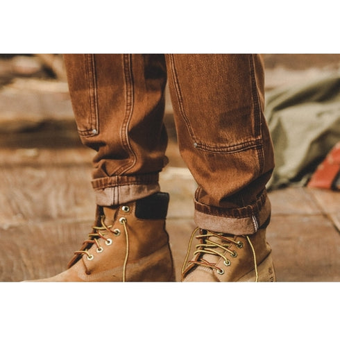 Earth Brown Work Denim Pants P1906