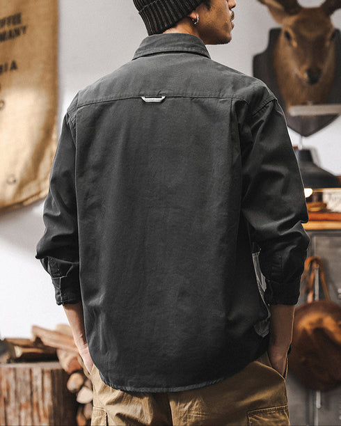 Graphical Slash Long Sleeve Shirt P1275