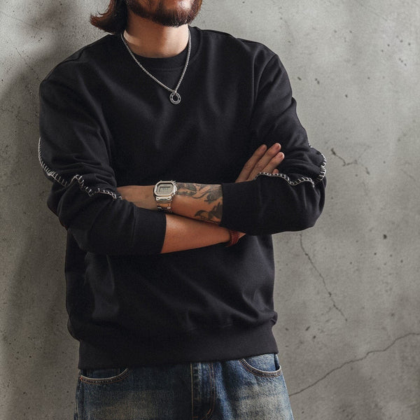 ベーシッククルーネックスウェット P1998