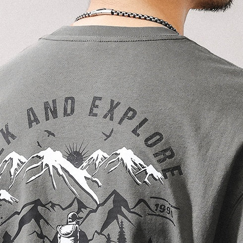 【OUTLET/即納】American Retro Long Sleeve T-Shirt P1231