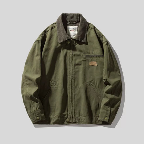【OUTLET/即納】コーデュロイカラーワークジャケット P0476