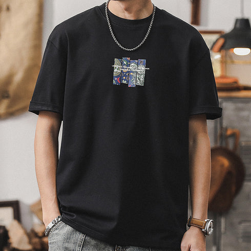 Loose Ethnic Style Half-sleeved P0944