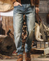 Vintage Slim Straight Jeans P1285