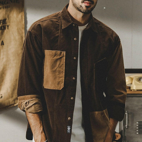 Workshirt Men's Long-sleeved Shirt P0363