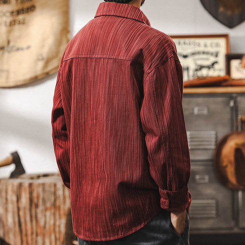 【OUTLET/即納】Bamboo Pattern Casual Shirt P1215