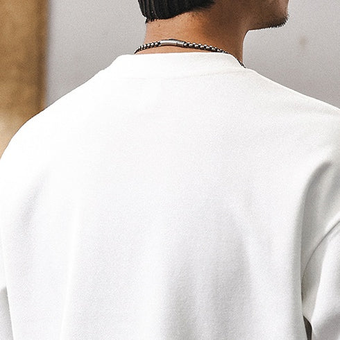 Loose Fitting Simple Long Sleeve T-shirt P1236