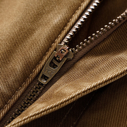 Retro Workwear Loose Straight Pants P1273