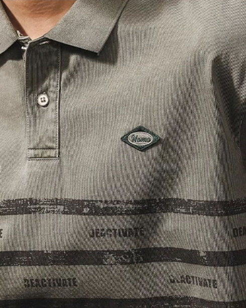 Industrial Line Street Short Sleeve Polo Shirt P1488