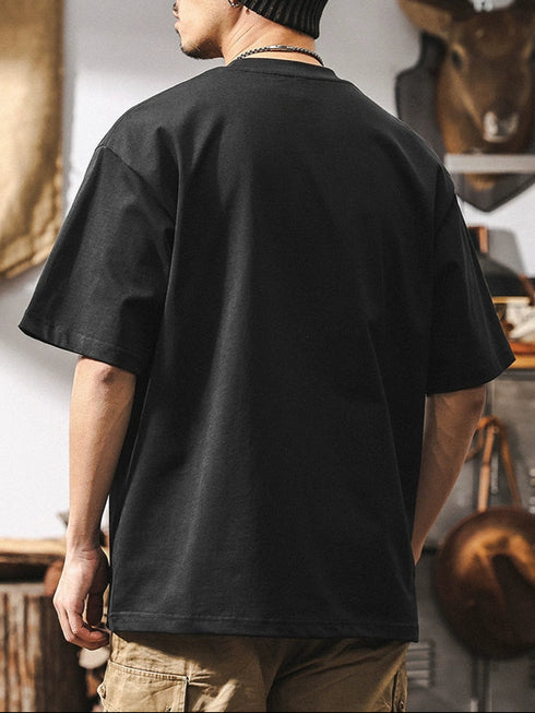 Grunge Taste Photo Graphic Short Sleeve T-Shirt P1322