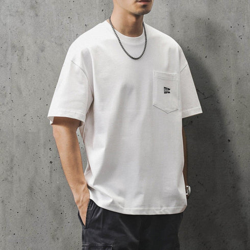 【OUTLET/即納】フラッグロゴプリント半袖Tシャツ P1402