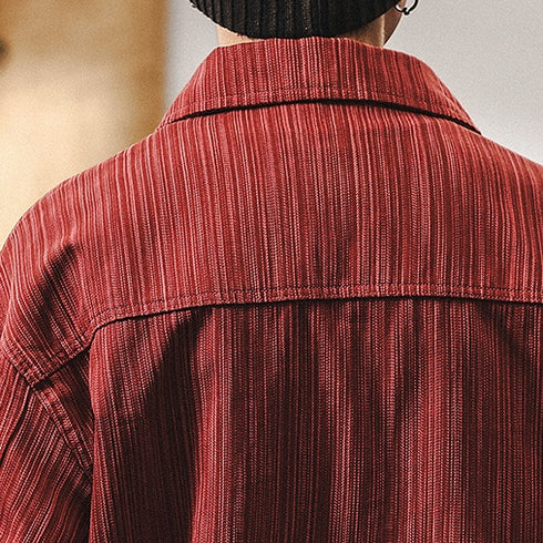 Bamboo Pattern Casual Shirt P1215