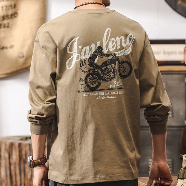 American Retro Long Sleeve T-shirt P1247