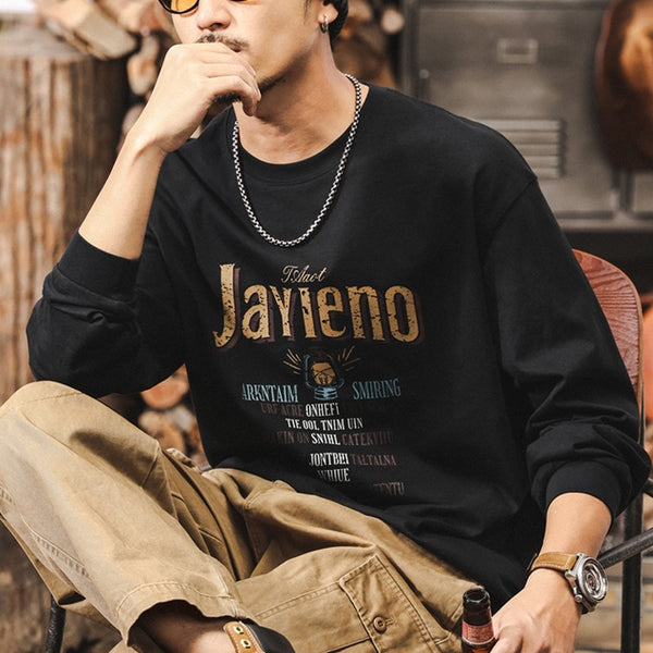 American Retro Long Sleeve T-shirt P1227