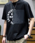 【OUTLET/即納】サークルロゴブロックデザイン半袖Tシャツ P1388