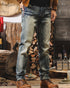 Vintage Slim Straight Jeans P1284