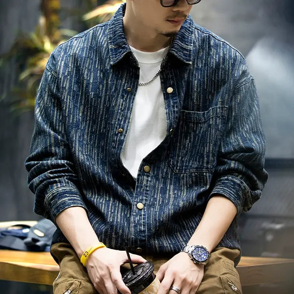 Denim Shirt Long sleeve P1047