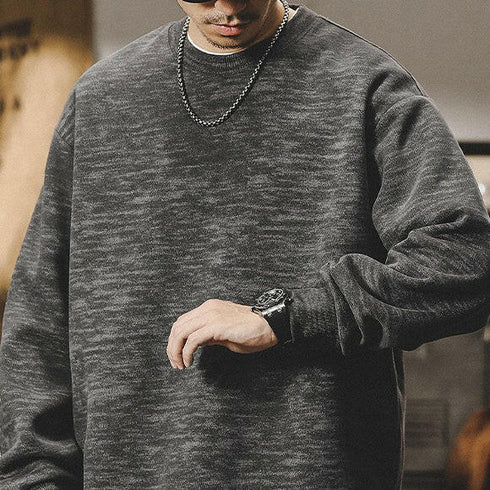 Simple Versatile Bottoming Sweatshirt P0674