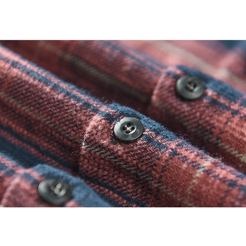 【OUTLET/即納】クラシックラインチェックシャツ P0085