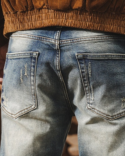 Vintage Slim Straight Jeans P1285