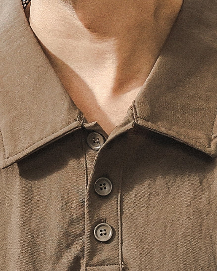 Technical Line Detail Polo Shirt P1428