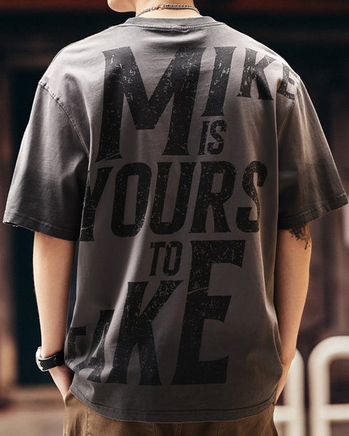 Big Logo Fade Print Short Sleeve T-Shirt P1344