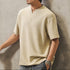 リブキーネック半袖Tシャツ P2003