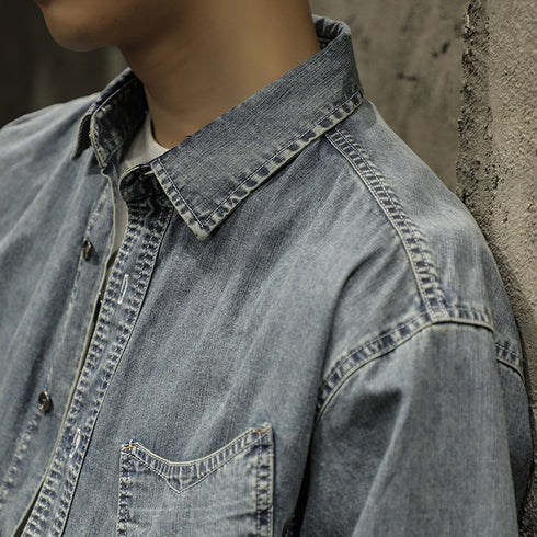 Denim Jacket Oversize Shirt P1028