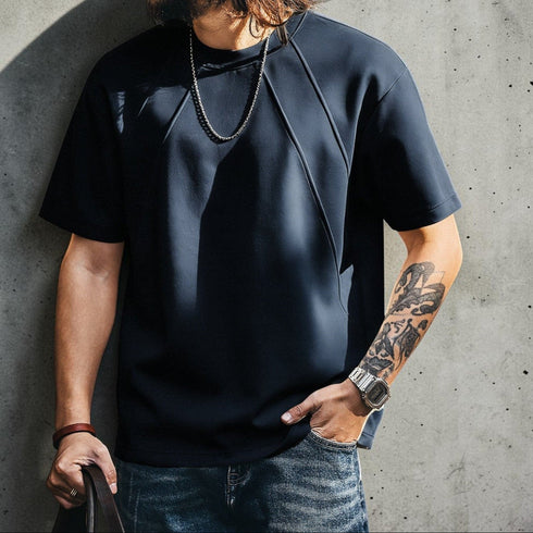 【OUTLET/即納】マルチライン切り替え半袖Tシャツ P2123