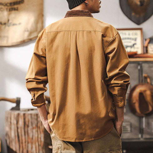 Lycelle Retro Draped Long Sleeve Shirt P1261