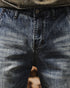 Retro Distressed Loose Fit Jeans P1324