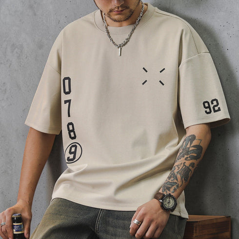 【OUTLET/即納】フロントナンバープリント半袖Tシャツ P2182