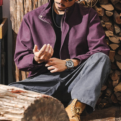 Loose Retro Short Jacket P1237