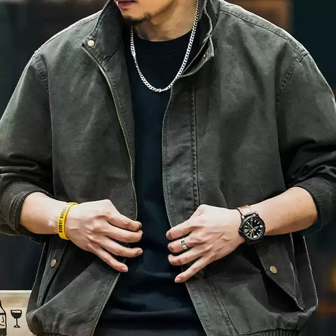 Printed American Casual Jacket P1180