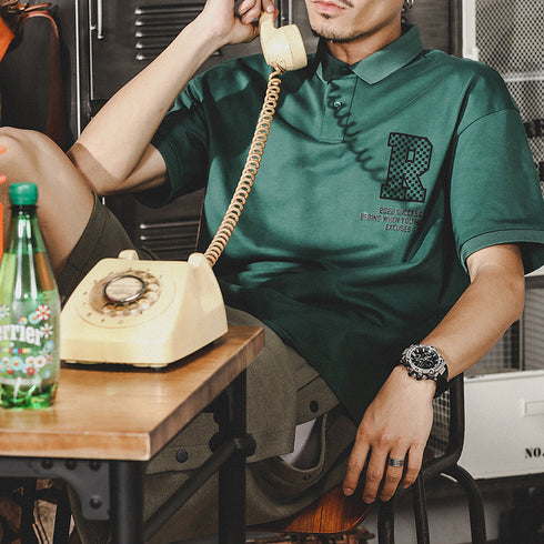 Casual Polo Shirt Half-sleeved P0969