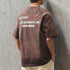 ピグメントウォッシュバックプリント半袖Tシャツ P2044