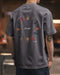 【OUTLET/即納】フェザーモチーフバックプリントTシャツ P1340