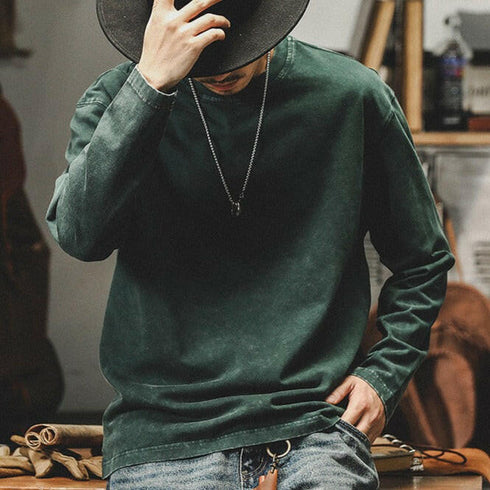 Vintage Designed Long Sleeve T-Shirt P0312