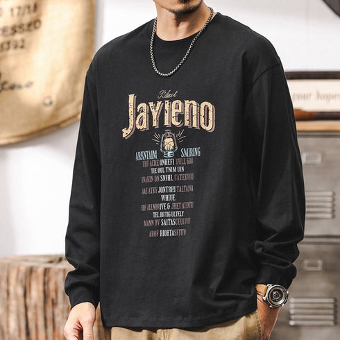 American Retro Long Sleeve T-shirt P1227
