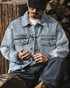 Retro Blue Stonewashed Denim Jacket P1319