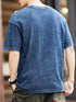 Rough Wash Casual Detail Short Sleeve T-Shirt P1360