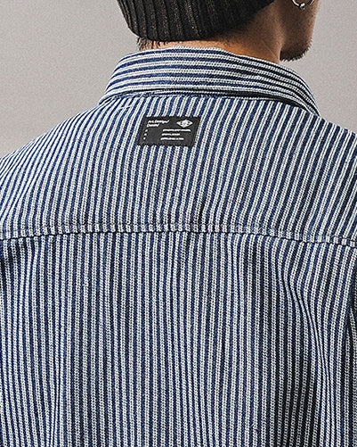 Retro Striped Casual Shirt P1276