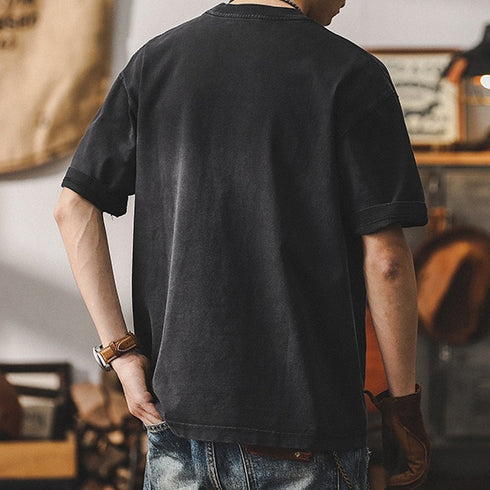 Short-sleeved Summer Pure T-shirt P1003