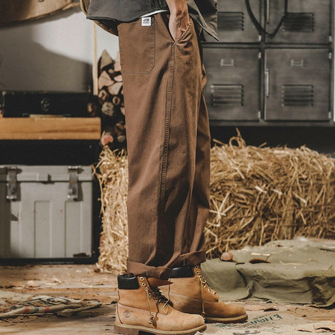 Dark Color Casual Long Pants P0306