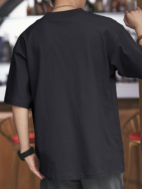 【OUTLET/即納】アブストラクトロゴワイドシルエット半袖Tシャツ P1371