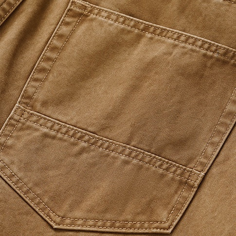 Retro Workwear Loose Straight Pants P1273