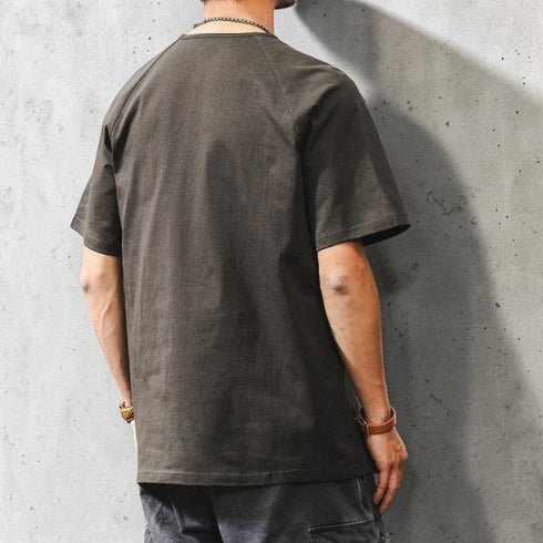 ラグランスリーブ半袖Tシャツ P2085