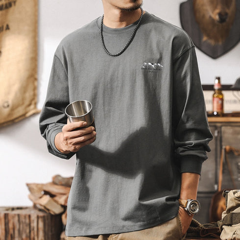 【OUTLET/即納】American Retro Long Sleeve T-Shirt P1231