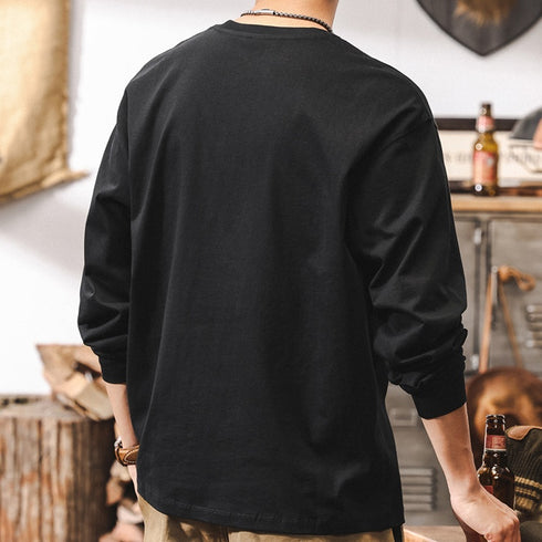 American Retro Long Sleeve T-shirt P1227