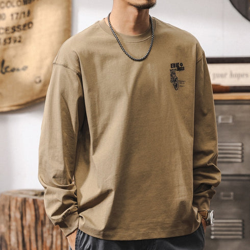 American Retro Long Sleeve T-shirt P1243